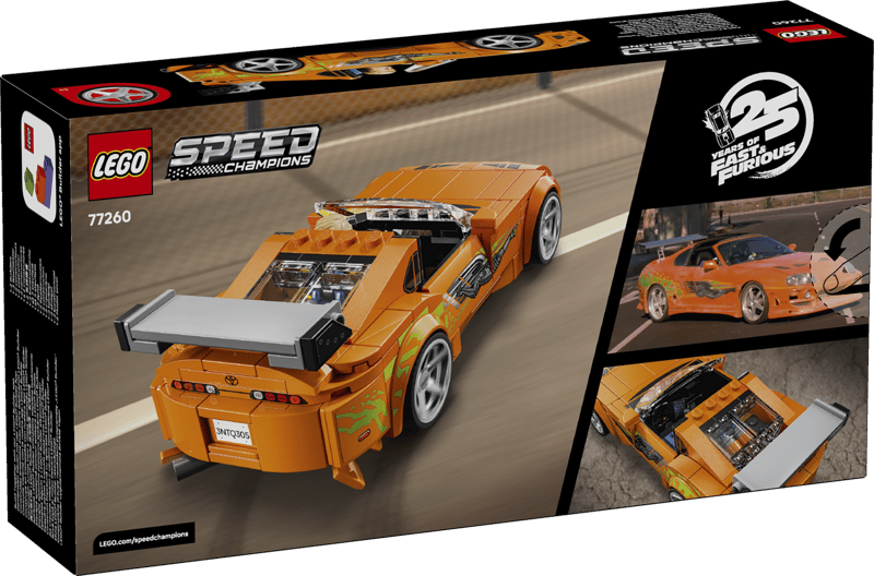 Lego 77260 Speed Champions Fast and the Furious Toyota Supra MK4