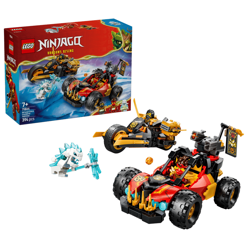 Lego 71864 Ninjago Kai and Cole's Combiner Vehicle Adventure
