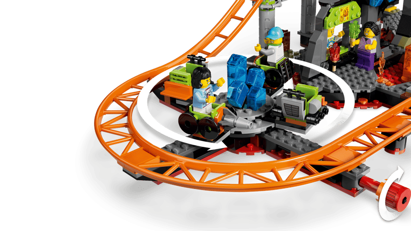 Lego 60501 City Lava Land Roller Coaster Park