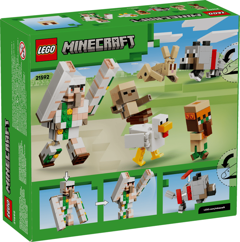 Lego 21592 Minecraft Chicken Jockey Desert Attack