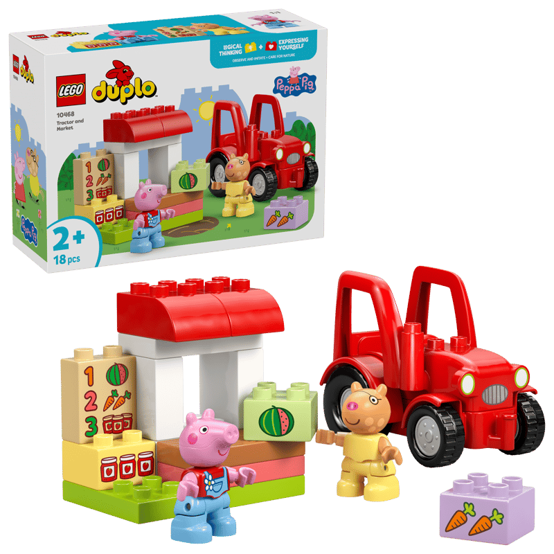 Lego 10468 Duplo Tractor and Market