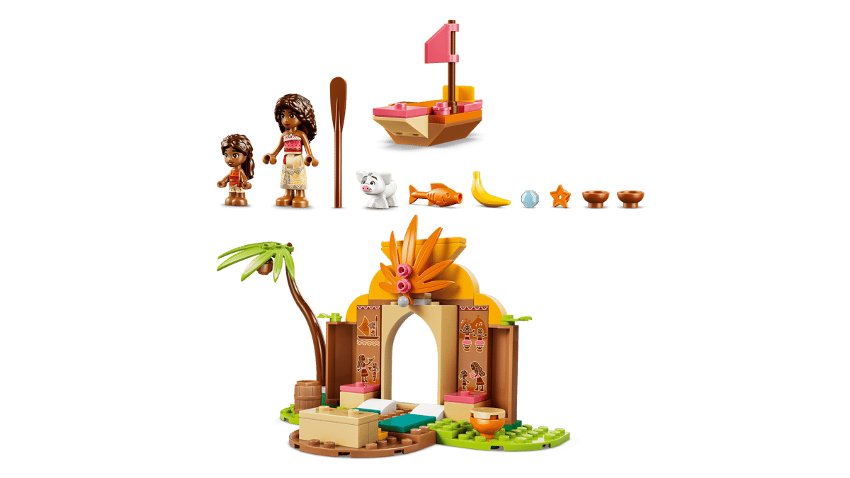 Lego 43282 Disney Moana Village House &amp; Boat