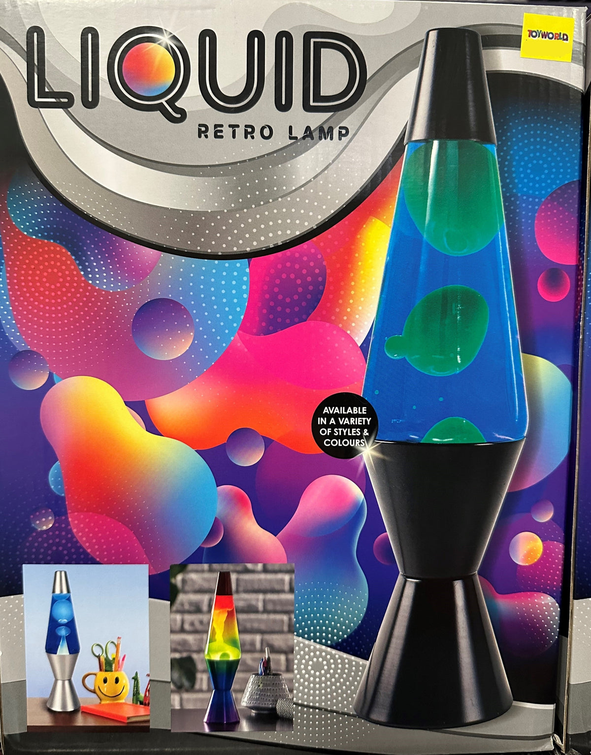 Liquid Lava Lamp Rainbow Retro (No Batteries Req)
