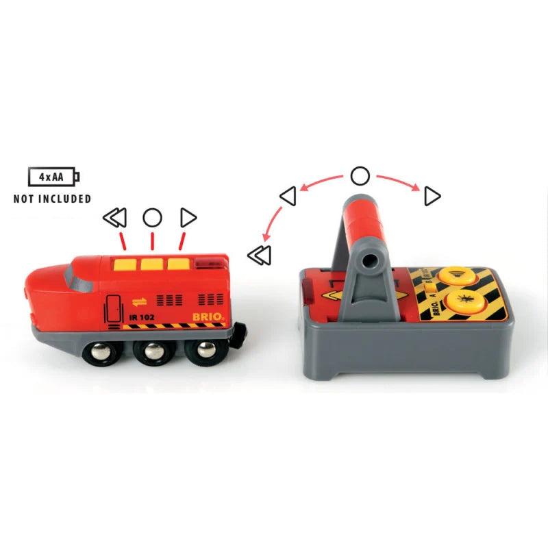 BRIO 33213 Remote Control Engine req 4 x AA batteries