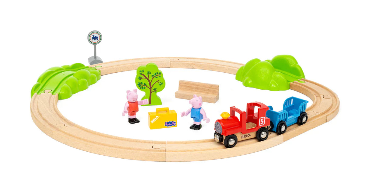 BRIO 36123 Peppa Pig Train Set 18pc