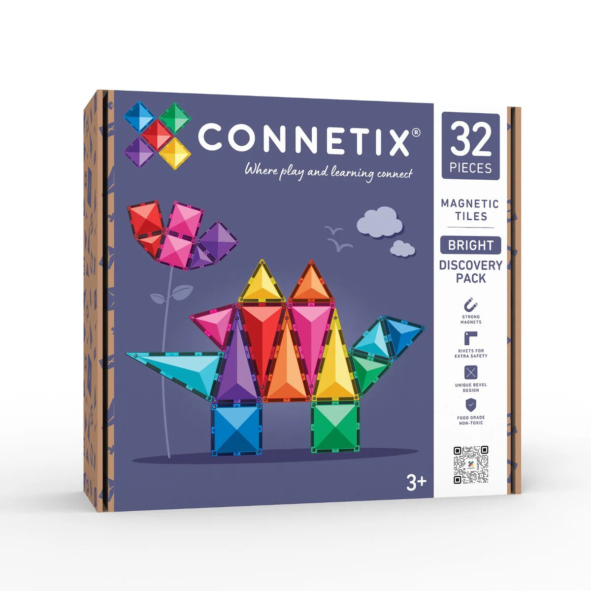 Connetix Bright Discovery Pack 32pc