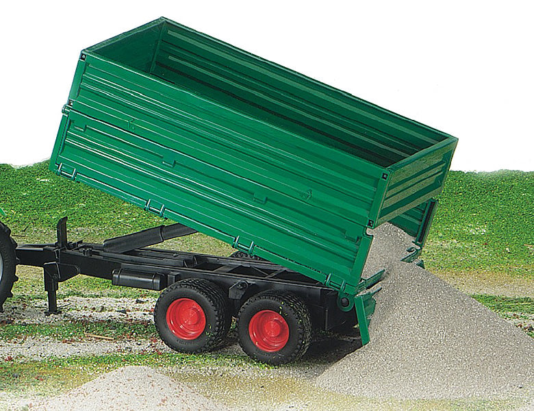 Bruder 02010 Tandem Axel Tipping Trailer With Removable Top
