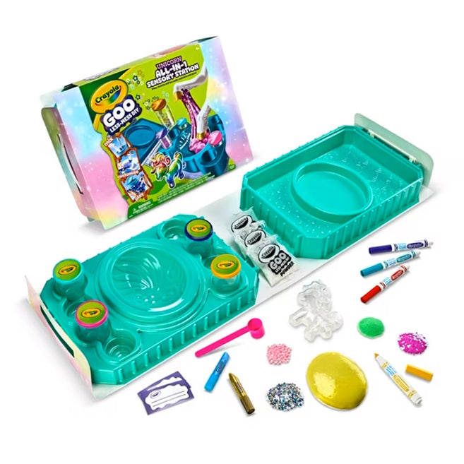 Crayola Goo Unicorn All In 1 Sensory Station