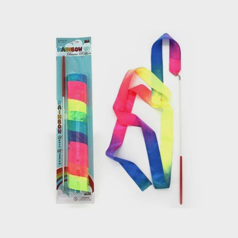 Rainbow Dance Ribbon 2M w Stick on Card
