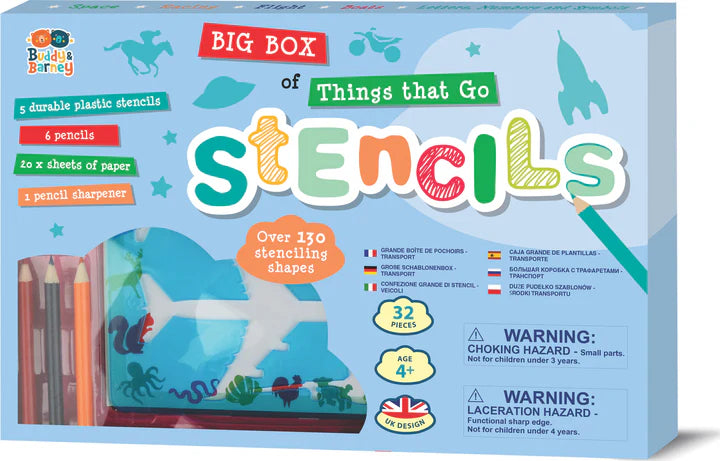 Stencil - Big Box of Stencils - Things That Go