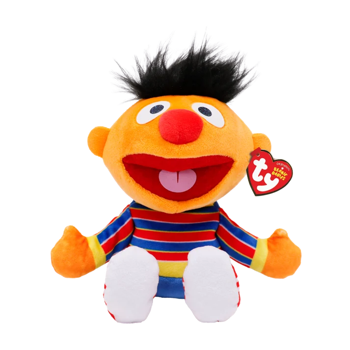 Sesame Street TY Beanie Baby Floppy Regular ERNIE