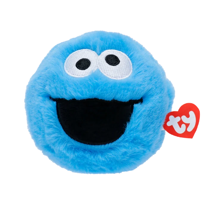 Sesame Street TY Beanie Bouncers Ball COOKIE MONSTER