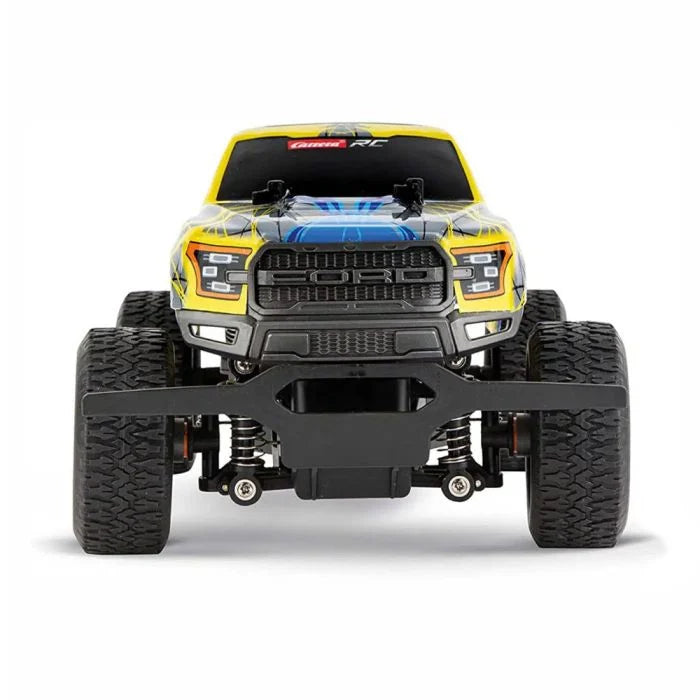 Carrera 1/18 Ford F-150 Yellow Raptor R/C all batteries included