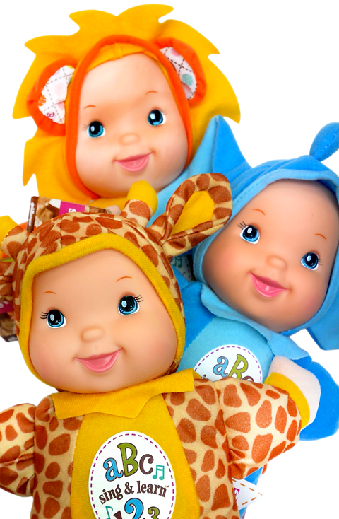 Baby&#39;s First Sing &amp; Learn Doll Assorted - Demo Batteries Included