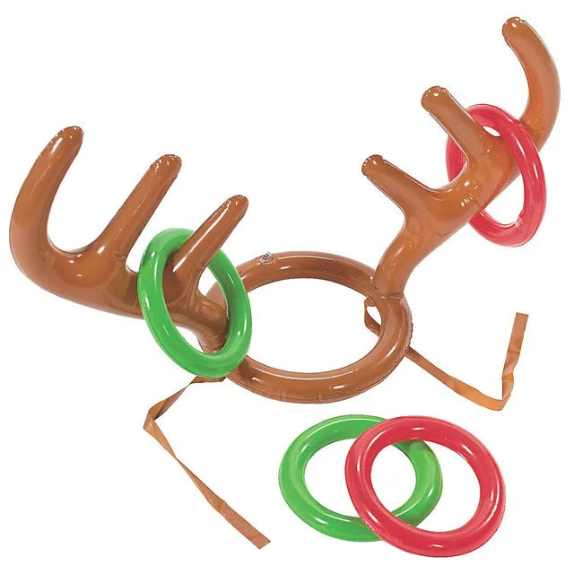 Inflatable Antler Ring Toss Christmas Game