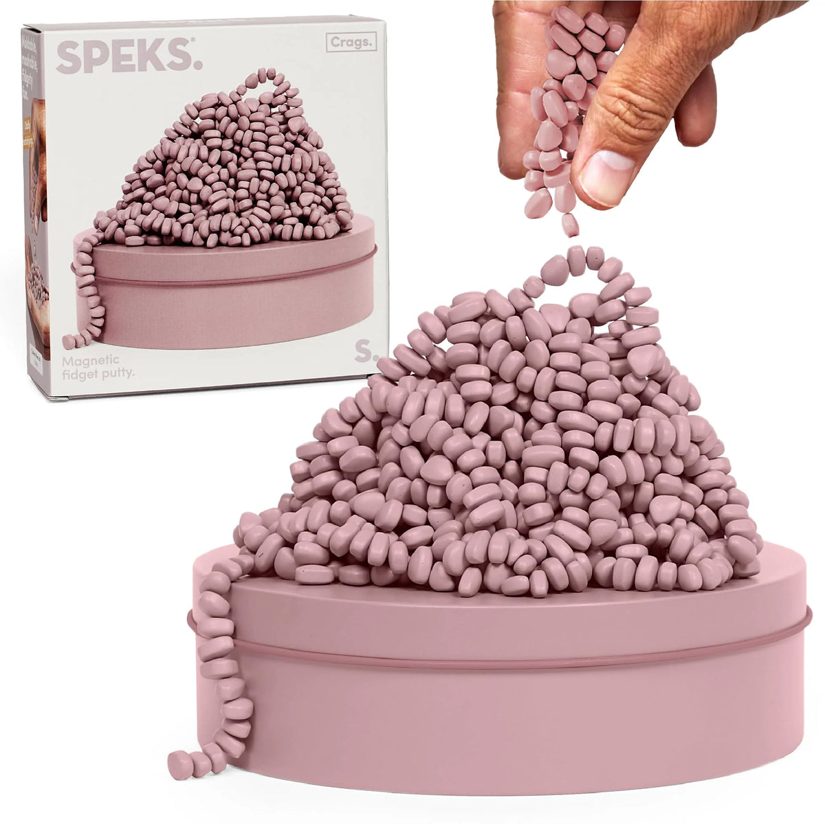 Speks Crags Magnetic Fidget Putty - Rose