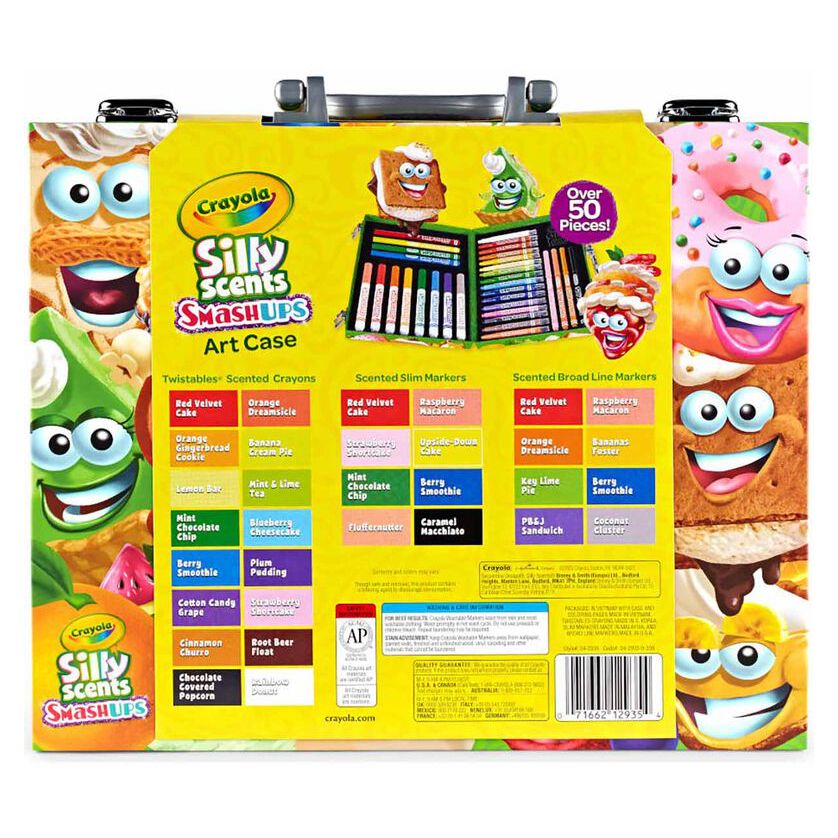 CRAYOLA - Silly Scents Dough, kit de 4 Pots de pâte à Modeler parfumée, 113 g/Chaque, Couleurs Assorties, A1-2150 CRAYOLA - Silly Scents Dough, kit de 4 Pots de pâte à Modeler parfumée, 113 g/Chaque, Couleurs Assorties, A1-2150