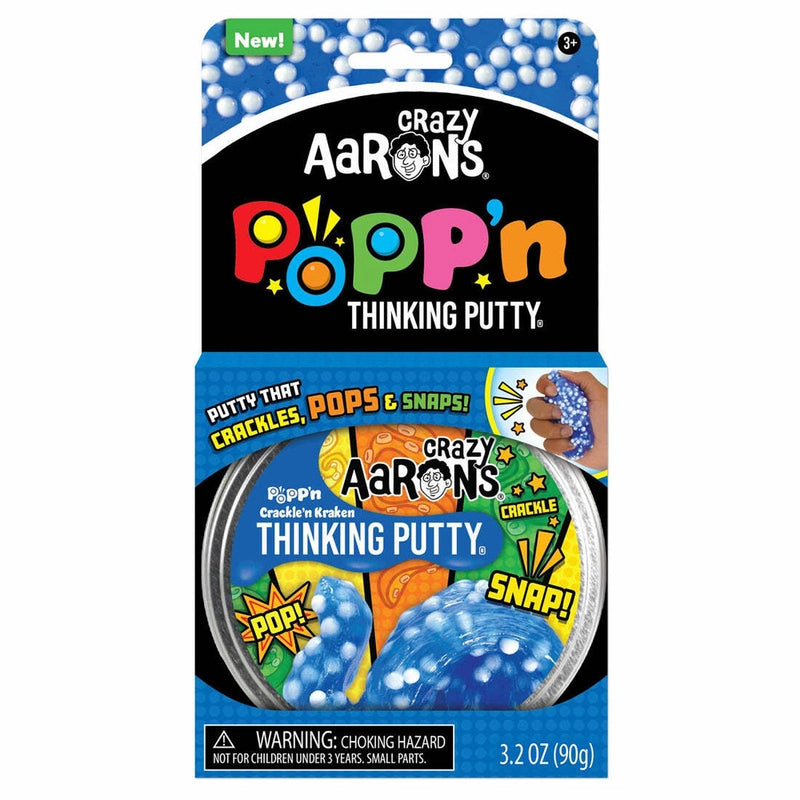 Crazy Aaron's Putty Crackle N Kracken Popp'n Putty 90g Tin