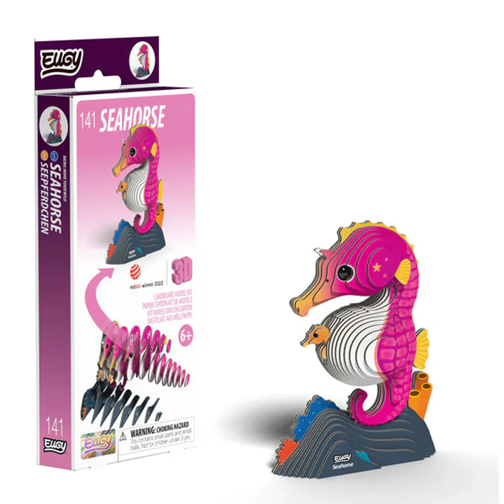 Eugy Cardboard Model Kit Seahorse