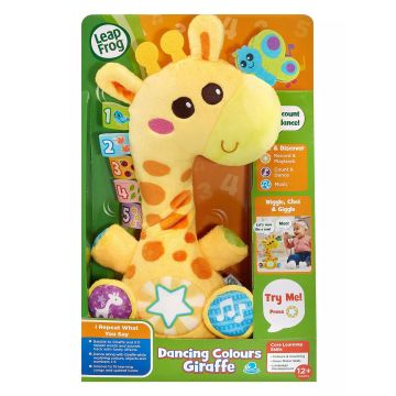 Leap Frog Dancing Colours Giraffe incl 3 x AA demo batteries