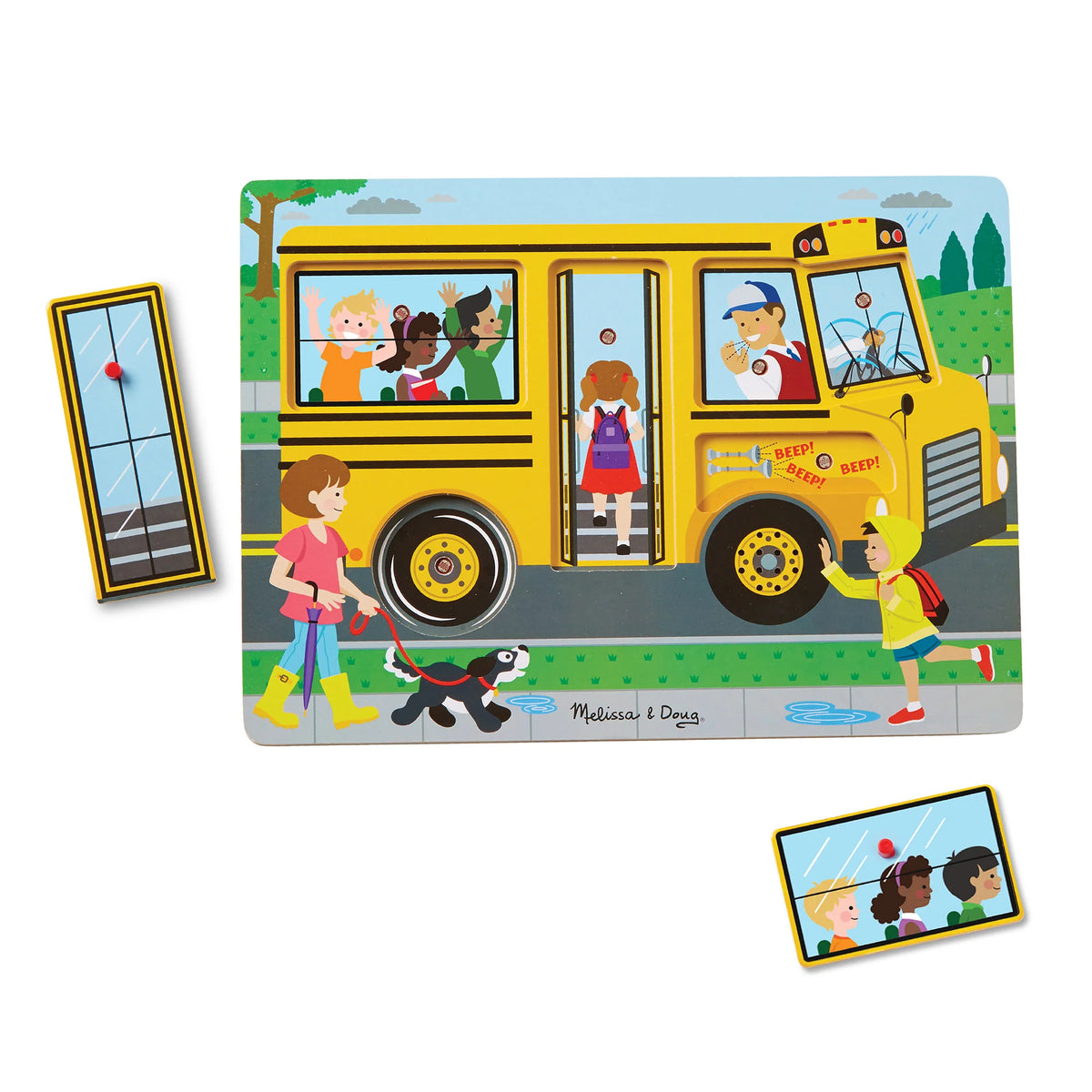 M&amp;D 739 The Wheels On The Bus Sound Puzzle