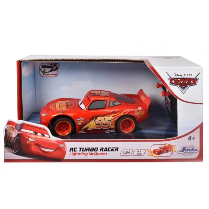 Disney Cars R/c Lightning McQueen Turbo Racer 1/24