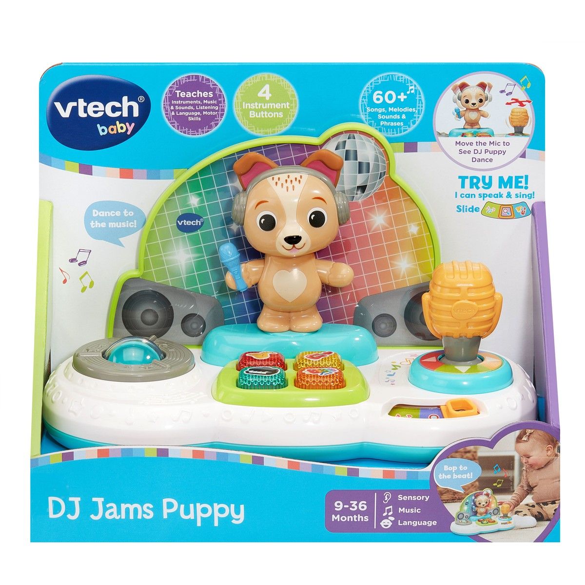 Vtech DJ Jams Puppy (incl demo batteries)