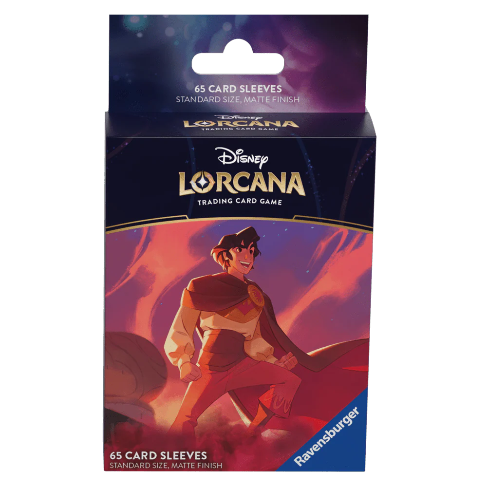 Lorcana S5 Shimmering Skies Sleeves 65 Pack - Aladdin