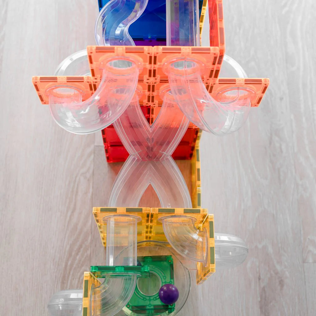 Connetix Rainbow Ball Run Expansion Pack 66Pc