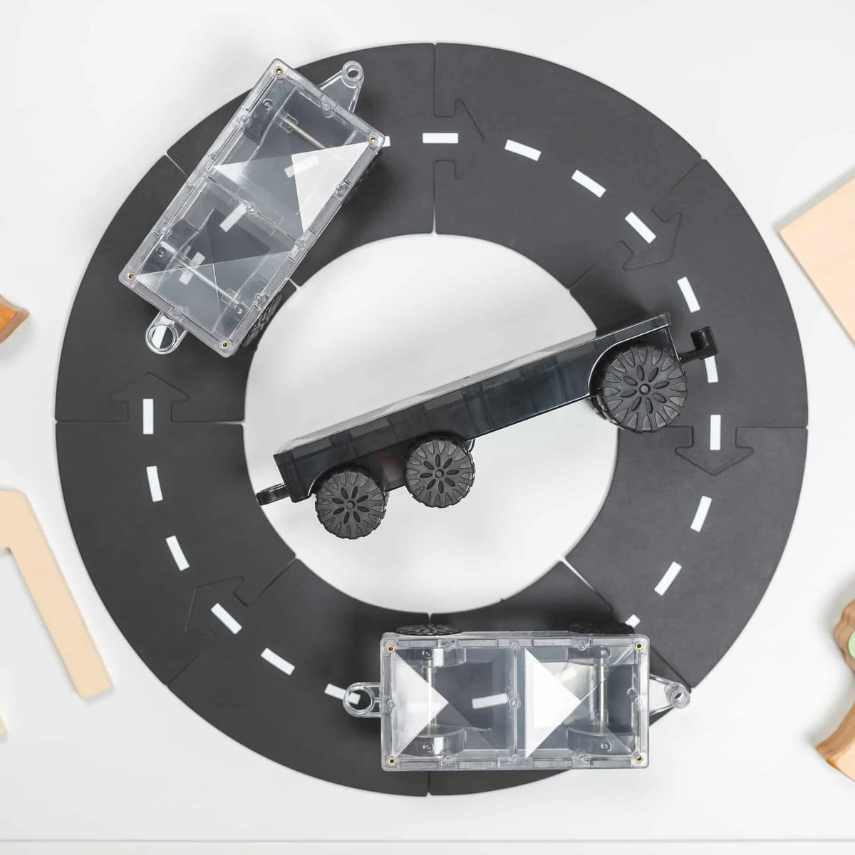 Connetix Magnetic Tiles Rainbow Transport Pack 50pc