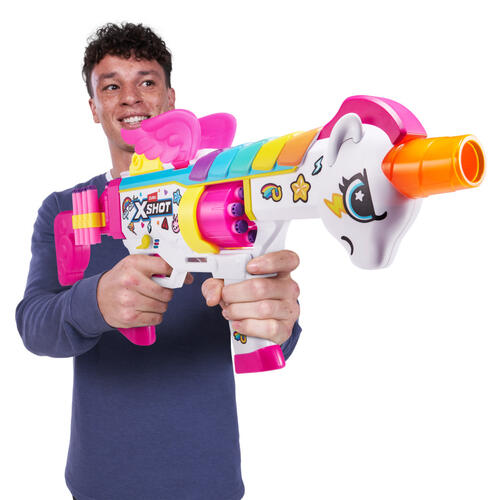 ZURU XSHOT Blastercorn Rizz Master with 24 Darts - Demo Batteries Included