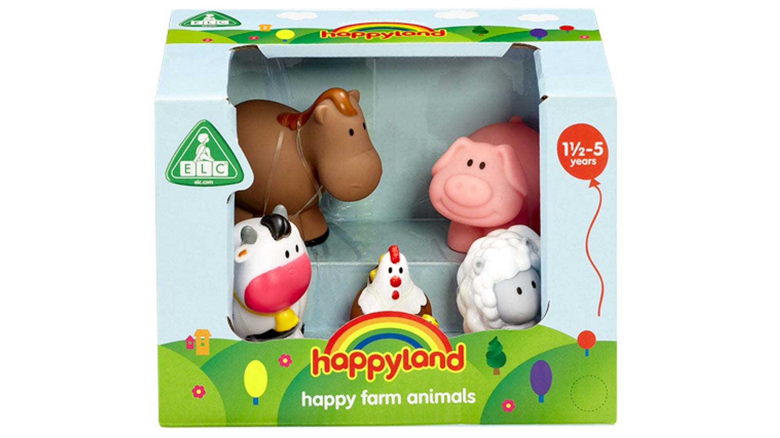 Happyland Happy Farm Animals 5pk
