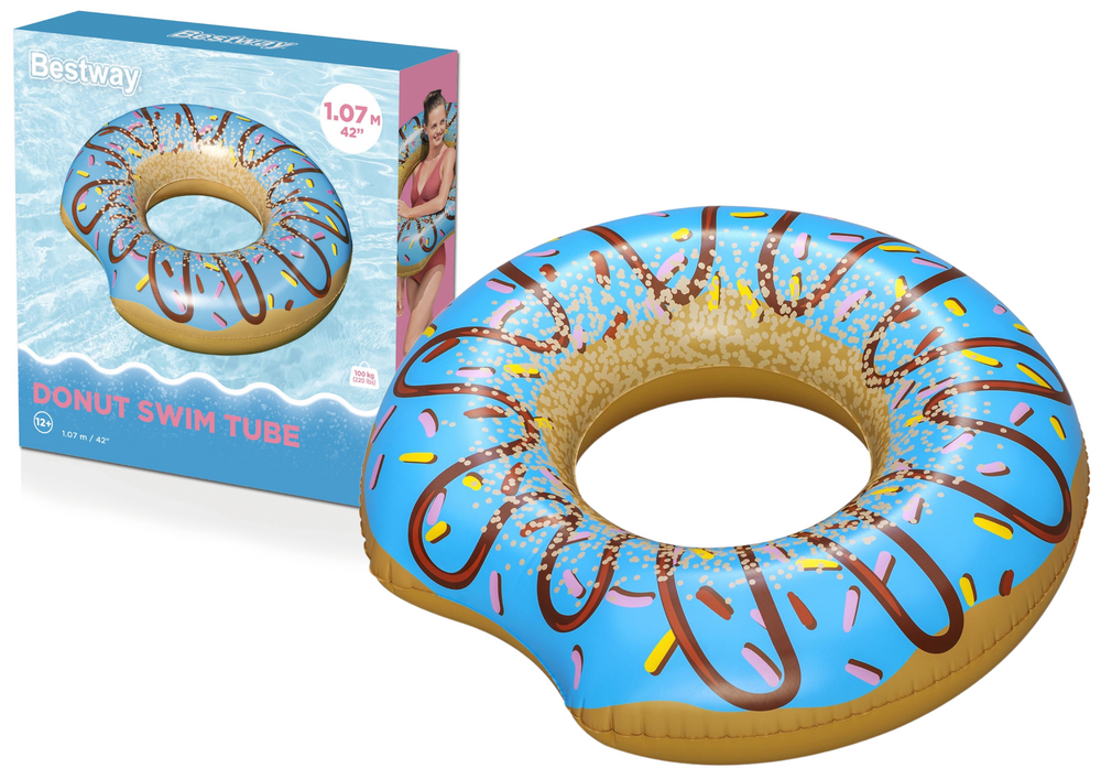 Bestway 1.07m Donut Swim Tube Assorted