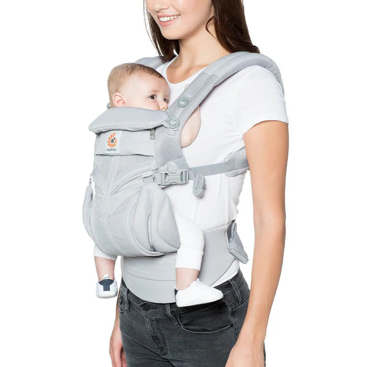 Ergobaby Omni 360 Cool Air Mesh Baby Carrier-Pearl Grey