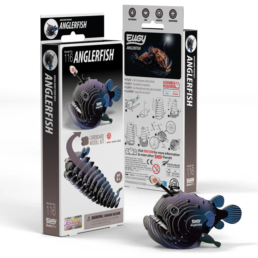 Eugy Cardboard Model Kit Anglerfish