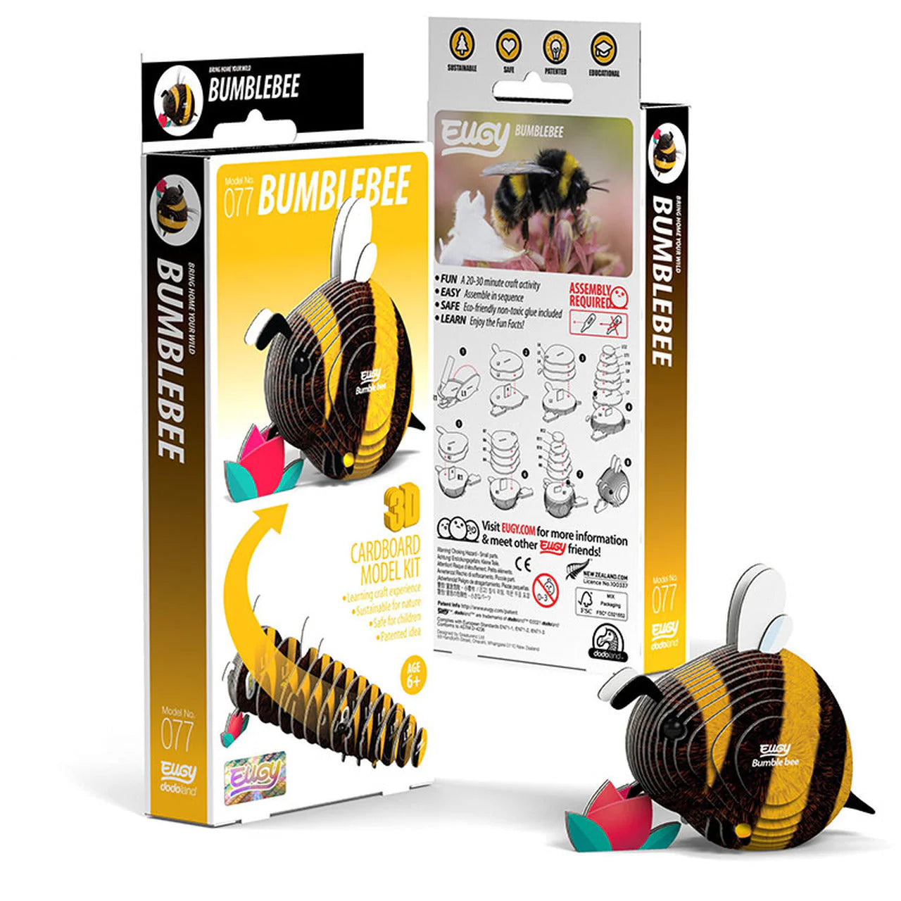 Eugy Cardboard Model Kit Bumblebee