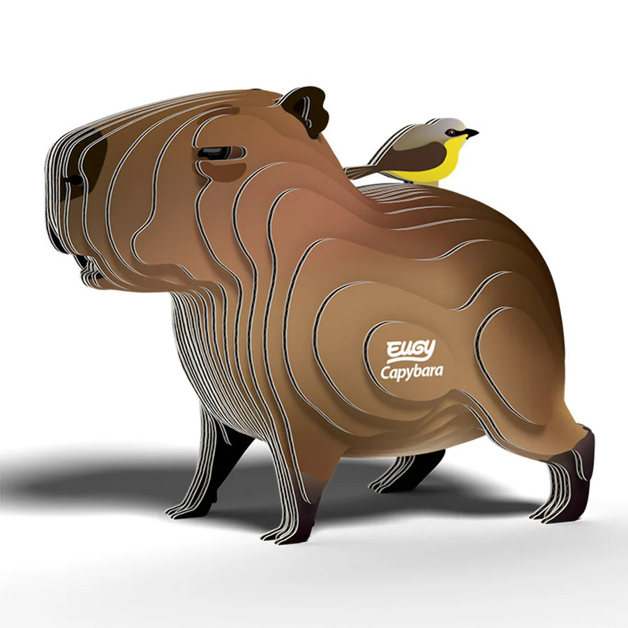 Eugy Cardboard Model Kit Capybara