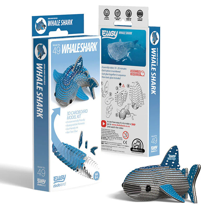Eugy Cardboard Model Kit Whale Shark