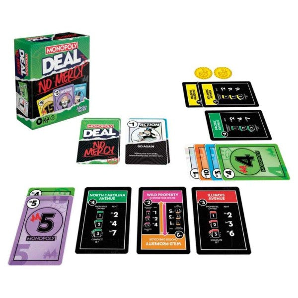 Monopoly Deal NO MERCY Card Game
