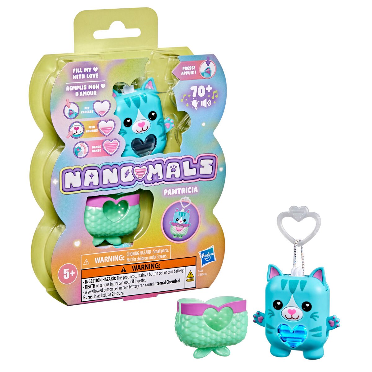 Nanomals Pawtricia The Blue Kitty