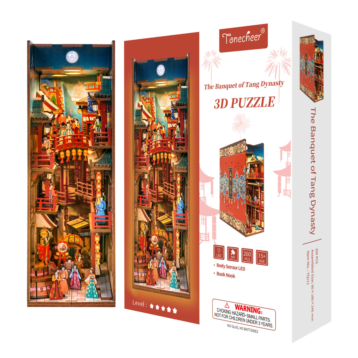 Tonecheer The Banquet of Tang Dynasty 3D Puzzle req 3 x AA batteries