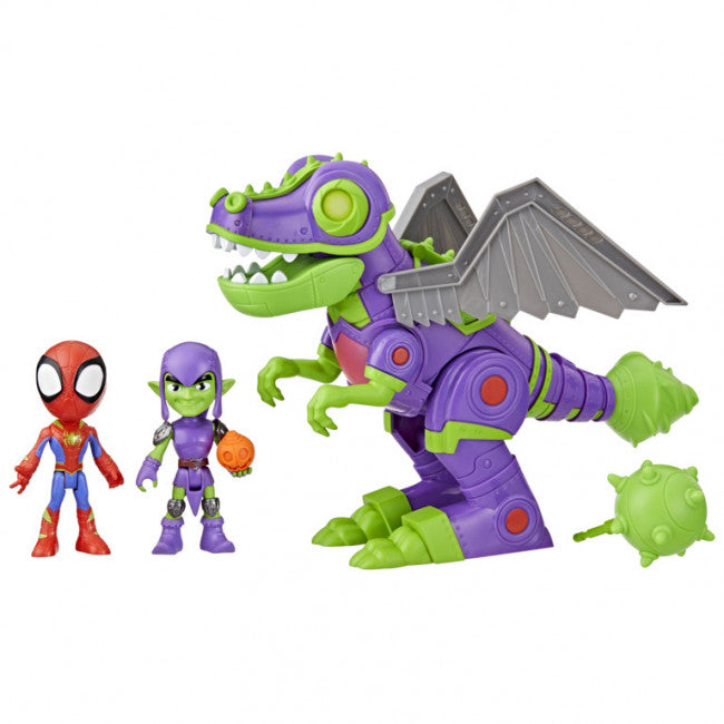 Spidey &amp; His Amazing Friends Dino Webs Goblinsaurus Mech Pack