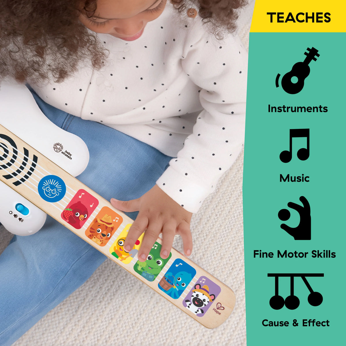 Hape Baby Einstein Magic Touch Rock &amp; Strum Guitar