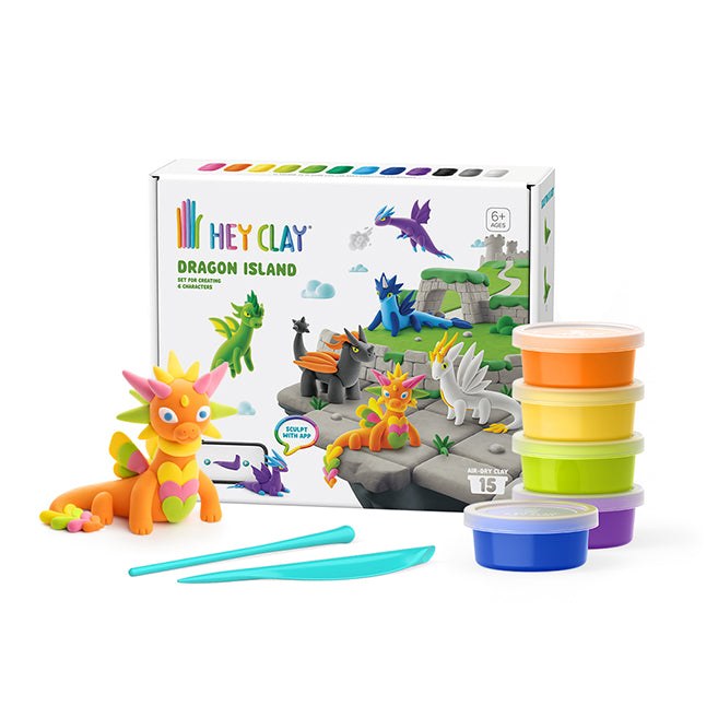 Hey Clay Dragon Island Set 15cans