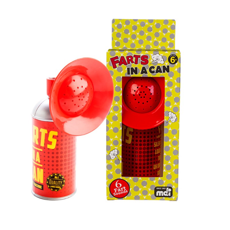 Farts In A Can 6 Sounds - Batteries Included