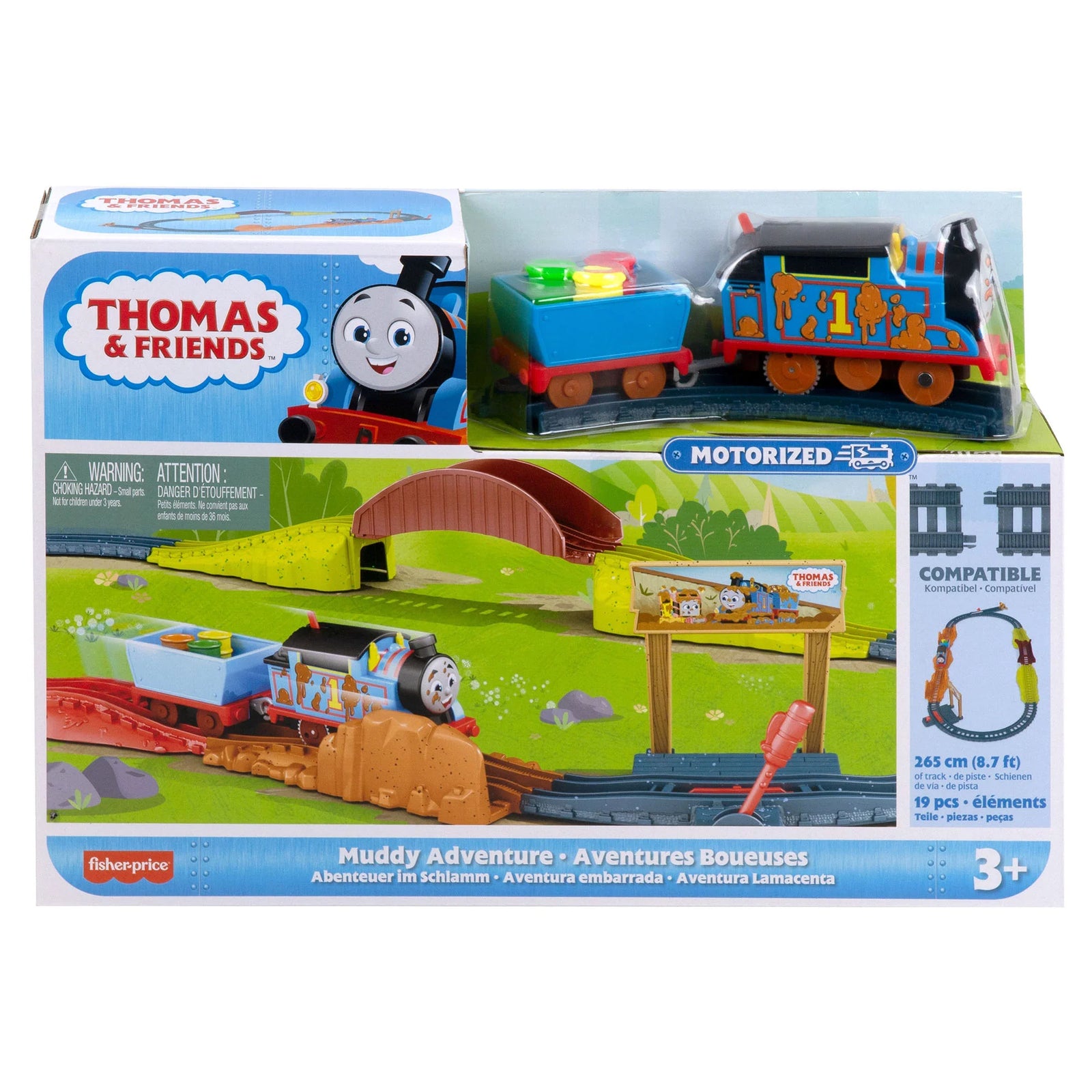 Thomas & Friends Motorized Muddy Adventure Set (req 2 x AAA batteries)