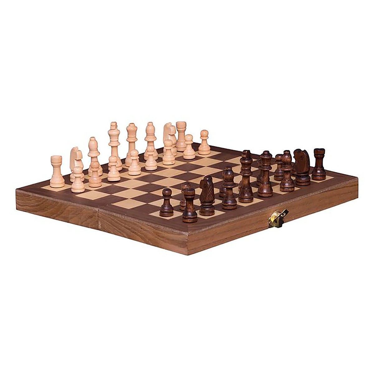 Smart Brain French Cut Chess Set in Wooden Case 40cm