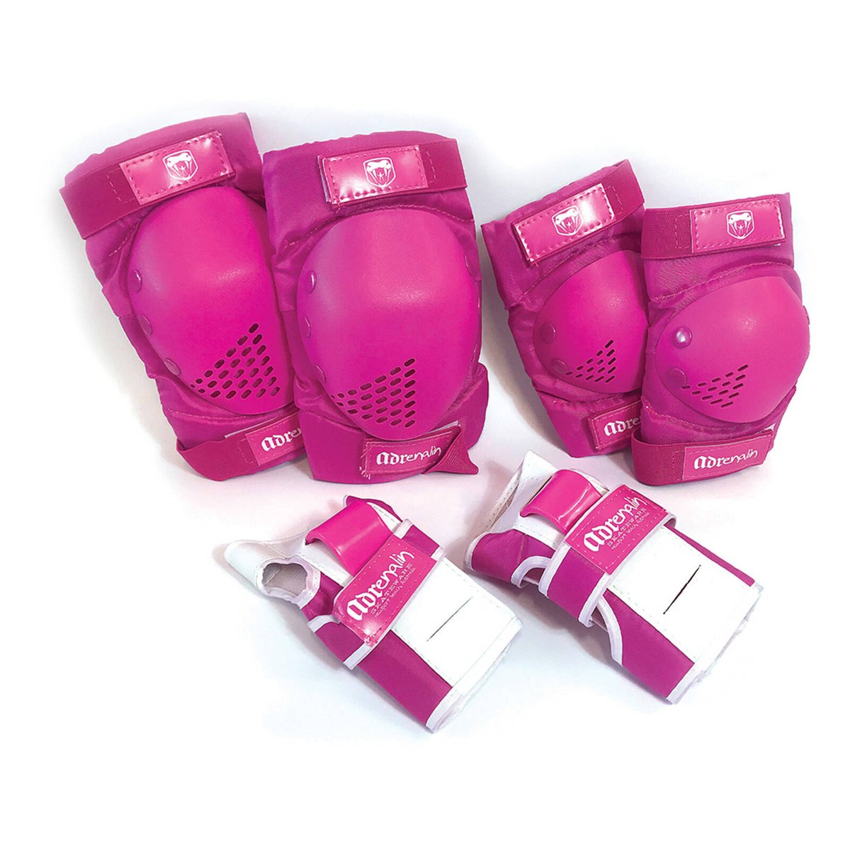 Adrenalin 6pc Protection Set Child Small Pink