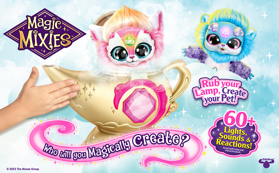 Magic Mixies S3 Genie Lamp Pink 6 x AA batteries included