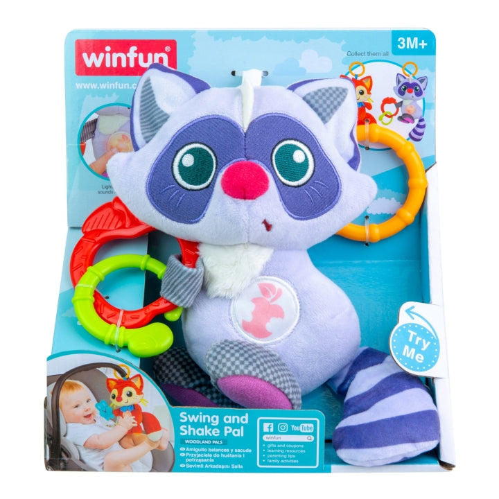 Winfun Swing and Shake Pal - Raccoon (Req 1 x AAA battery)